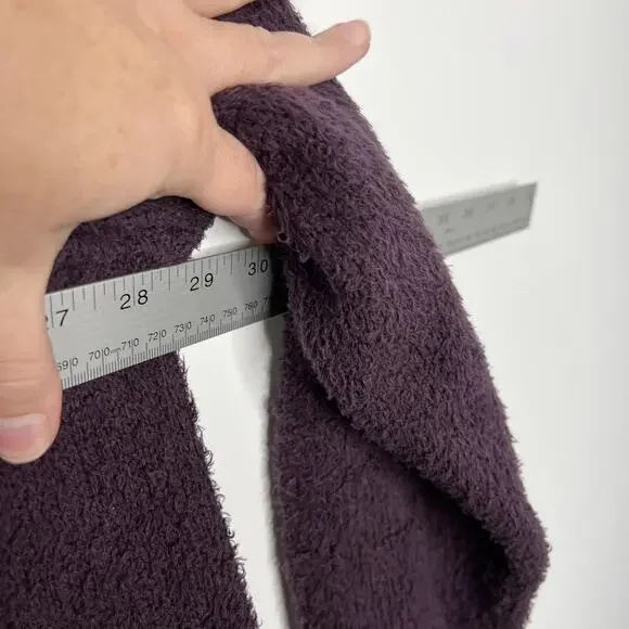 Eileen Fisher Sweater Womens 3X Purple Organic Cotton V Neck Oversized Tunic - Picture 9 of 9